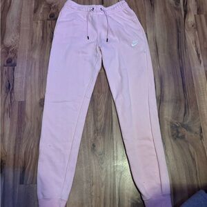 Nike womens Light Pink Joggers